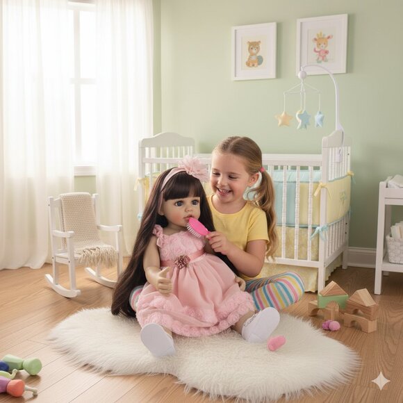 55 cm Babylistic Soft Silicone Vinyl Talking Reborn Doll very realistic - Picture 6 of 6